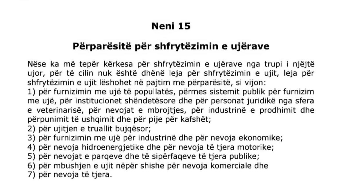 Qytetarët pa ujë – pushtetarët pa turp!”