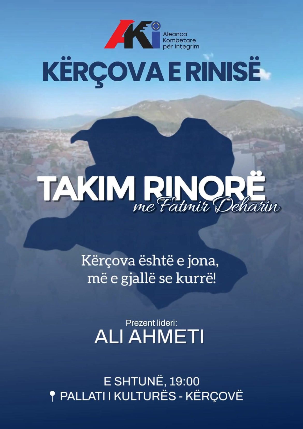 RINIA DRIDH KËRÇOVËN SONTE